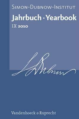 Jahrbuch Des Simon-Dubnow-Instituts / Simon Dubnow Institute Yearbook IX (2010)