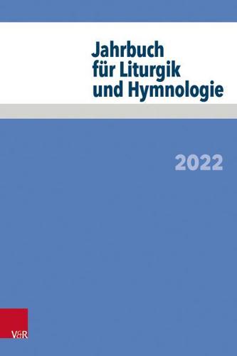 Jahrbuch Für Liturgik Und Hymnologie