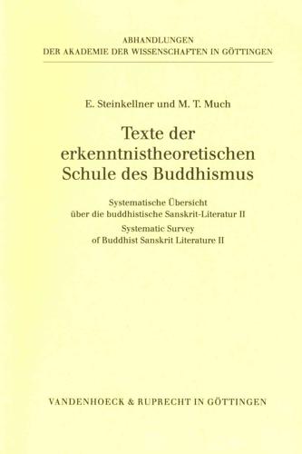 Texte Der Erkenntnistheoretischen Schule Des Buddhismus