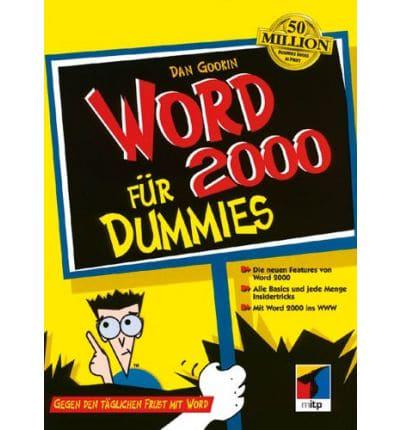 Word 2000 Fur Dummies