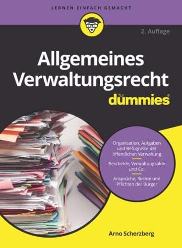 Allgemeines Verwaltungsrecht Für Dummies