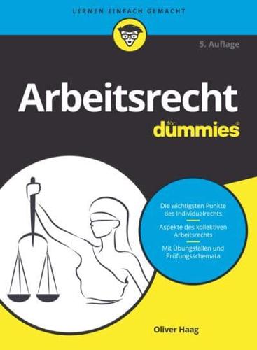 Arbeitsrecht Für Dummies