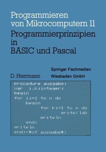 Programmierprinzipien in BASIC Und Pascal