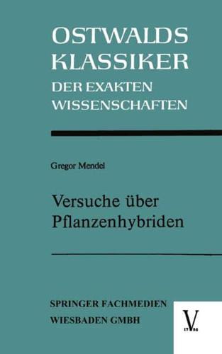 Versuche Über Pflanzenhybriden