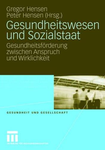 Gesundheitswesen Und Sozialstaat