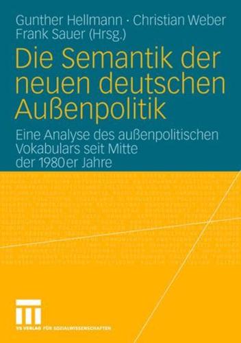 Die Semantik Der Neuen Deutschen Auenpolitik