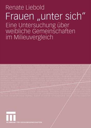 Frauen "Unter Sich"