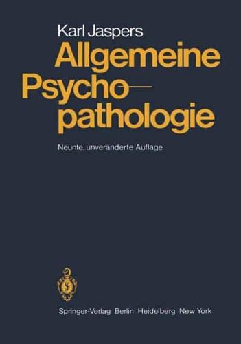 Allgemeine Psychopathologie