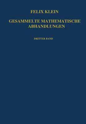 Gesammelte Mathematische Abhandlungen