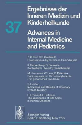 Ergebnisse der Inneren Medizin und Kinderheilkunde / Advances in Internal Medicine and Pediatrics