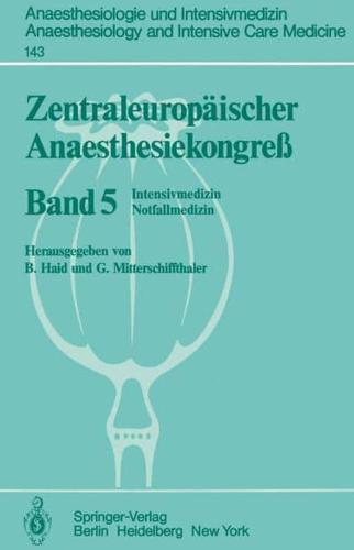 Zentraleuropäischer Anaesthesiekongre