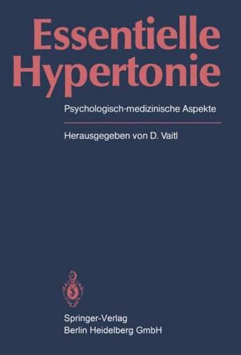 Essentielle Hypertonie : Psychologisch-medizinische Aspekte