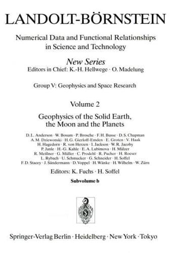 Geophysics of the Solid Earth, the Moon and the Planets. Geophysics