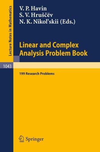 Linear Und Complex Analysis Problem Book