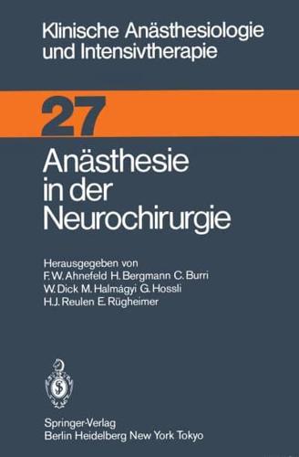 Anästhesie in Der Neurochirurgie