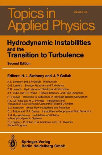 Hydrodynamic Instabilities and the Transition to Turbulence