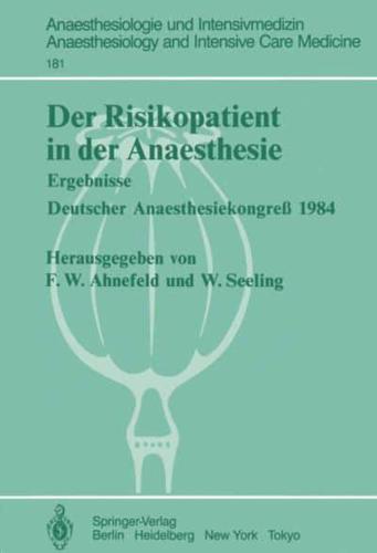 Der Risikopatient in Der Anaesthesie