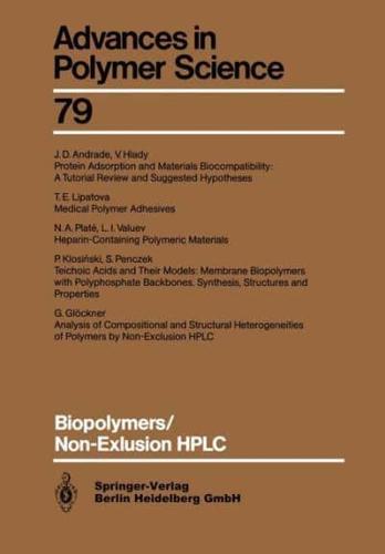 Biopolymers/Non-Exclusion HPLC