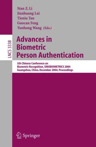 Advances in Biometric Person Authentication