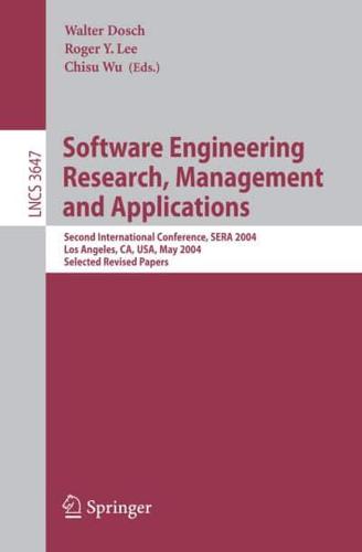 Software Engineering Research, Management and Applications