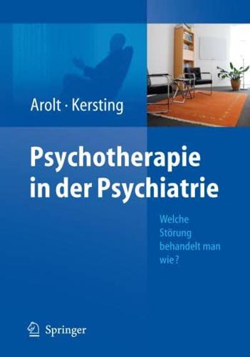 Psychotherapie in Der Psychiatrie