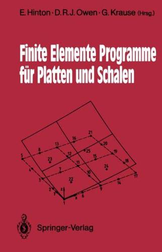Finite Elemente Programme für Platten und Schalen