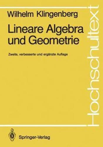 Lineare Algebra Und Geometrie