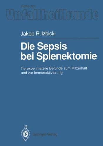 Die Sepsis Bei Splenektomie