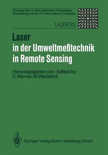 Laser in Der Umweltmetechnik / Laser in Remote Sensing