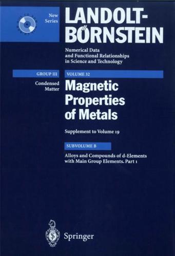 Alloys and Compounds of D-Elements With Main Group Elements. Part 1. Condensed Matter