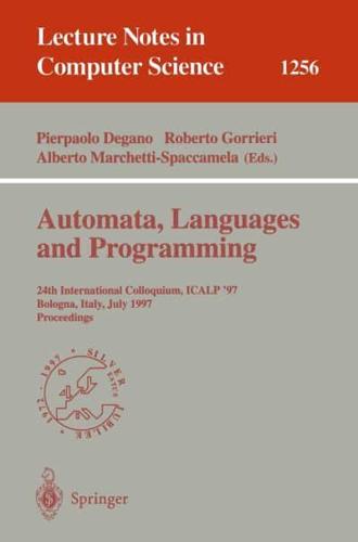 Automata, Languages and Programming