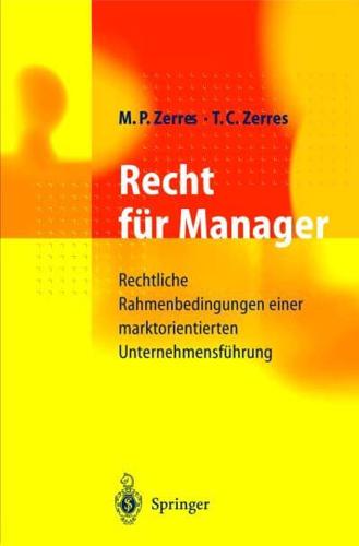 Recht Für Manager