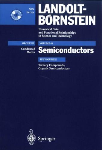 Ternary Compounds, Organic Semiconductors Condensed Matter