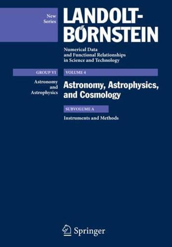 Instruments and Methods. Astronomy and Astrophysics