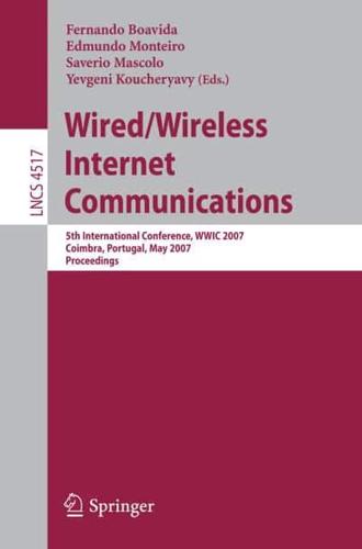 Wired/Wireless Internet Communications Computer Communication Networks and Telecommunications