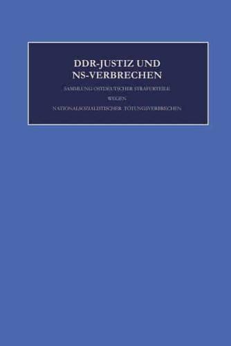 Die Verfahren Nr. 1327 - 1392 Der Jahre 1949 Und 1950