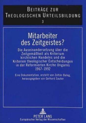 Mitarbeiter Des Zeitgeistes?