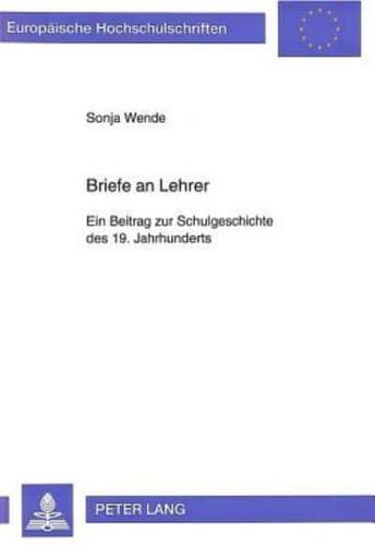 Briefe an Lehrer