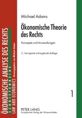 Okonomische Theorie Des Rechts