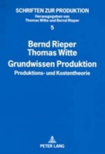 Grundwissen Produktion