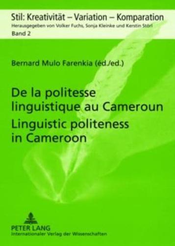 De La Politesse Linguistique Au Cameroun