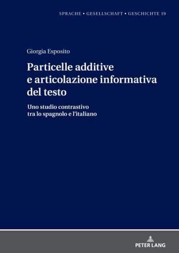 Particelle Additive E Articolazione Informativa Del Testo