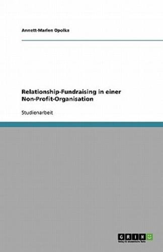 Relationship-Fundraising in Einer Non-Profit-Organisation