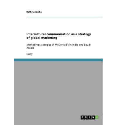 Intercultural Communication as a Strategy of Global Marketing