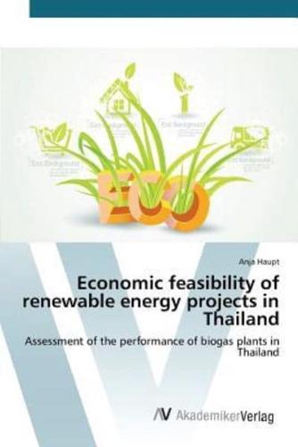 Economic feasibility of renewable energy projects in Thailand