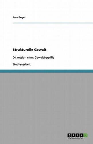 Strukturelle Gewalt