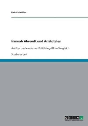 Hannah Ahrendt Und Aristoteles