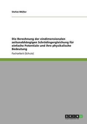 Die Berechnung der eindimensionalen zeitunabhängigen Schrödingergleichung für einfache Potentiale und ihre physikalische Bedeutung