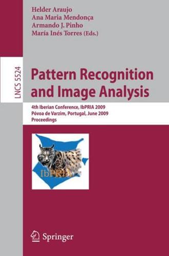 Pattern Recognition and Image Analysis Image Processing, Computer Vision, Pattern Recognition, and Graphics