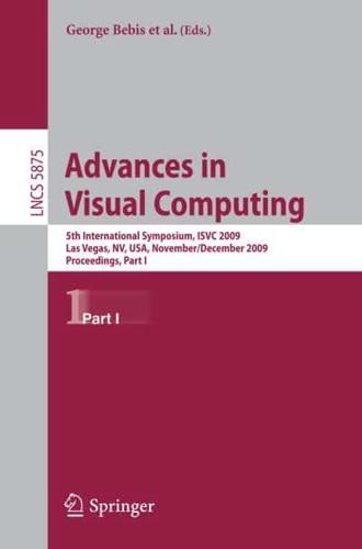 Advances in Visual Computing Image Processing, Computer Vision, Pattern Recognition, and Graphics